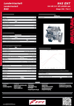Silniki FPT Industrial N45 ENT (104 kW) 