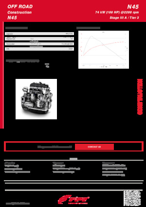 Silniki FPT Industrial N45 ENT (74 kW)
