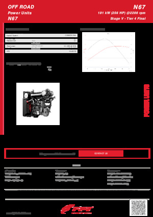 Silniki FPT Industrial N67 (191 kW)