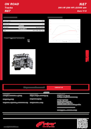 Silniki FPT Industrial N67 ENT (206 kW) 