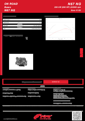 Silniki FPT Industrial N67 NG (206 kW)