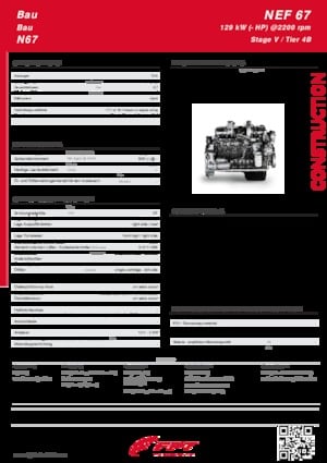 Silniki FPT Industrial N67 Stage V 