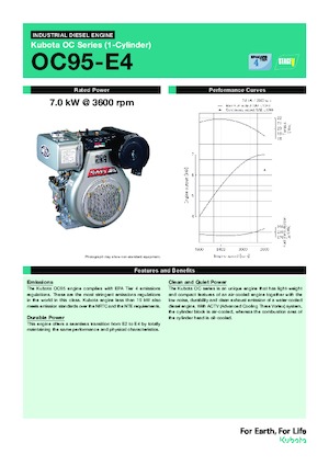 Silniki Kubota OC95-E4