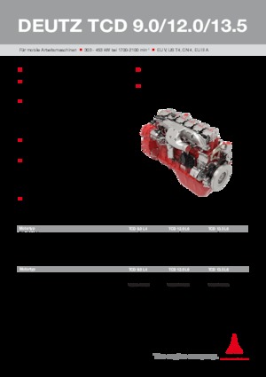 Silniki Deutz TCD 12.0 L6
