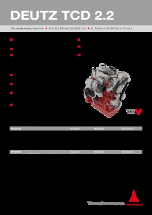 Silniki Deutz TCD 2.2 L3