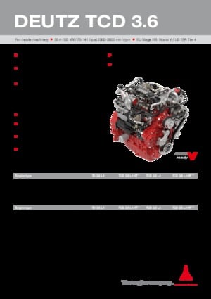Silniki Deutz TCD 3.6 L4