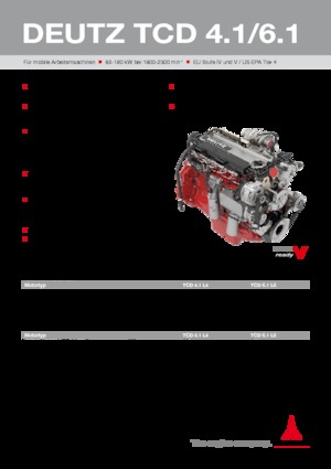 Silniki Deutz TCD 6.1 L6