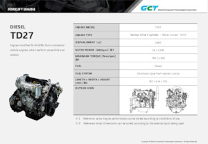 Silniki Global Component Technologies TD27