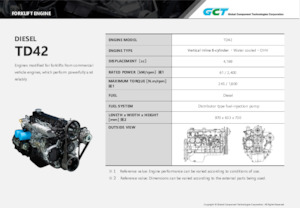 Silniki Global Component Technologies TD42
