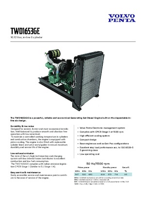 Silniki Volvo Penta TWD1653GE