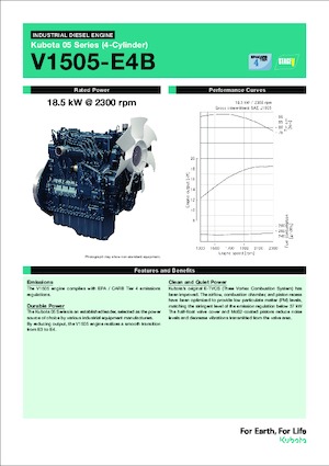 Silniki Kubota V1505-E4B