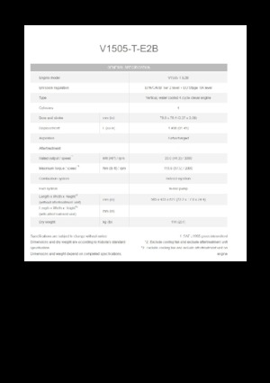 Silniki Kubota V1505-T-E2B