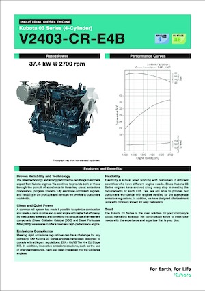 Silniki Kubota V2403-CR-E4B