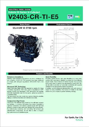 Silniki Kubota V2403-CR-TI-E5