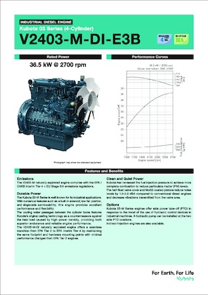 Silniki Kubota V2403-M-DI-E3B