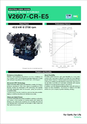 Silniki Kubota V2607-CR-E5
