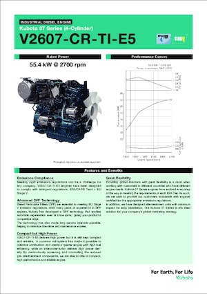 Silniki Kubota V2607-CR-TI-E5