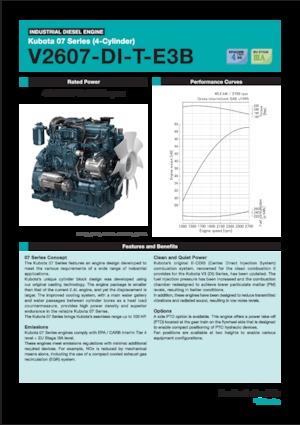 Silniki Kubota V2607-DI-T-E3B