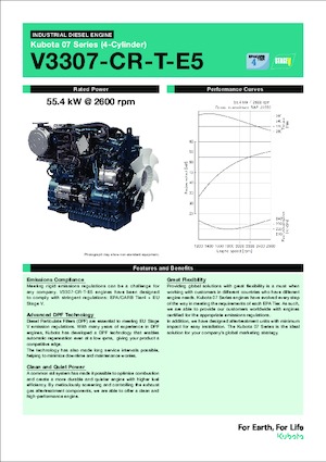 Silniki Kubota V3307-CR-T-E5