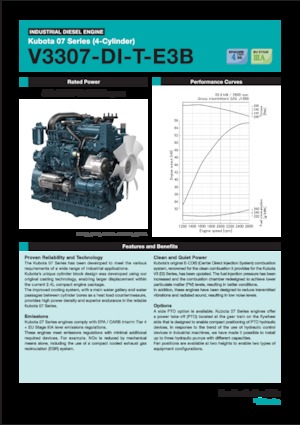 Silniki Kubota V3307-DI-T-E3B