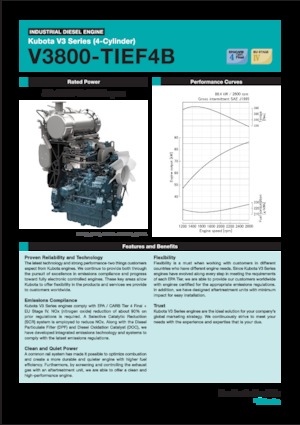 Silniki Kubota V3800-TIEF4B