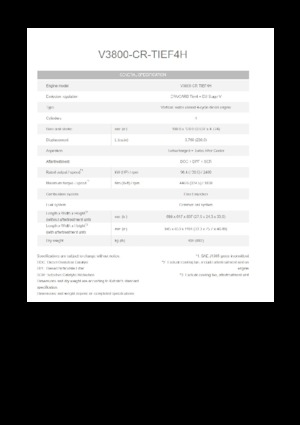 Silniki Kubota V3800-TIEF4H