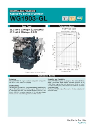 Silniki Kubota WG1903-GL