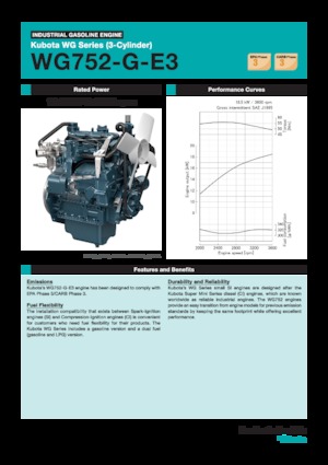 Silniki Kubota WG752-G-E3