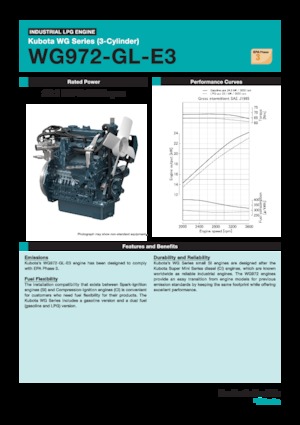 Silniki Kubota WG972-GL-E3