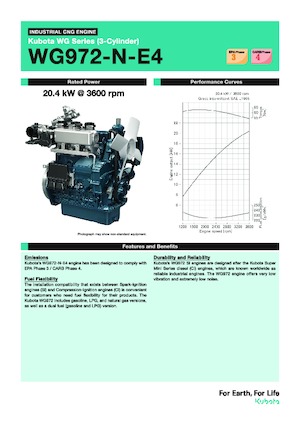 Silniki Kubota WG972-N-E4