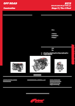 Silniki FPT Industrial XCursor13 (500 kW)