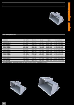 Łyżki do koparek Kinshofer DC23L-200