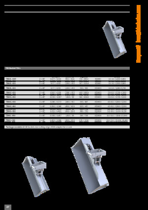 Łyżki do koparek Kinshofer DC23L-200