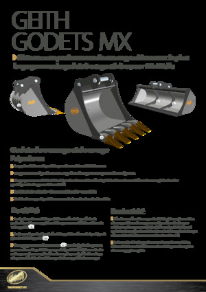 Łyżki do koparek Geith H11-1000