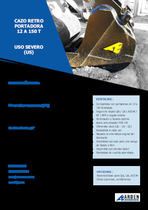 Łyżki do koparek Arden R30S31