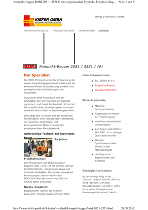 Koparka do kopania grobów Reform Werke Boki 2551 E