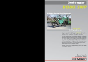 Koparka do kopania grobów Schmelzer ROBO 2 WP 