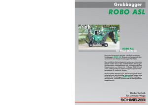 Koparka do kopania grobów Schmelzer ROBO ASL 