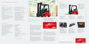 Wózki widłowe elektryczne Linde E20PL std.