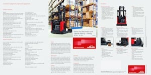 Elektryczne antywybuchowe wózki widłowe wysokiego składowania Linde R25F 