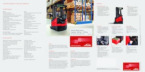 Elektryczne antywybuchowe wózki widłowe wysokiego składowania Linde R14X High