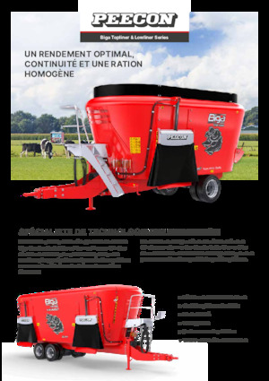 Mieszalniki pasz Peecon Biga 19-197/230 Topliner Longlife