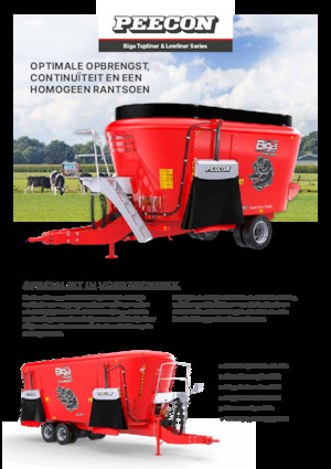 Mieszalniki pasz Peecon Biga 30-197/230 Topliner Mammoet Future