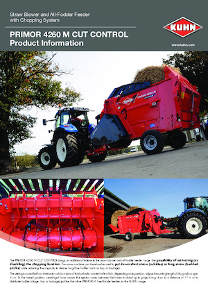 Mieszalniki pasz Kuhn Primor 4260 M Cut Control