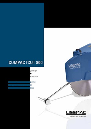 Przecinarki jezdne Lissmac Compactcut 800
