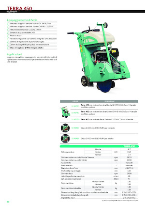 Przecinarki jezdne Imer Terra 450