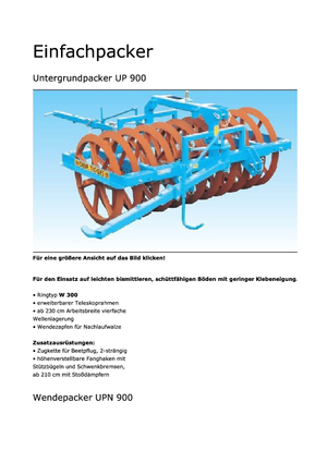 Fold Packers Tigges UPN 900-250