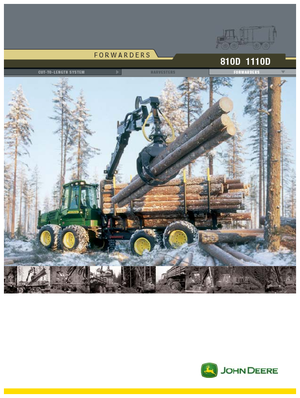 Forwardery John Deere 1110 D