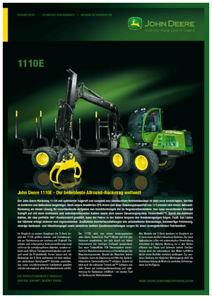 Forwardery John Deere 1110 E