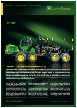 Forwardery John Deere 1210 E